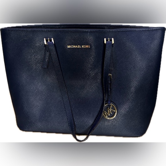 Michael Kors Handbags - Michael Kors- Navy tote bag.